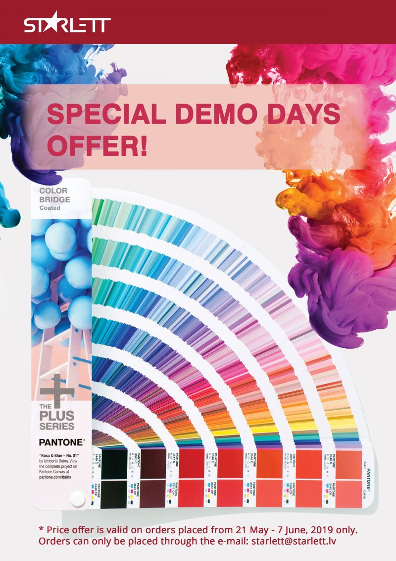 Special offer on Pantone products