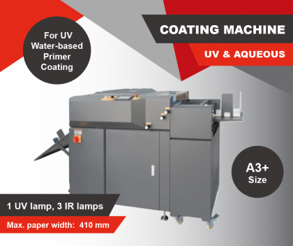 MAKE YOUR PRINTED PRODUCTS EYE-CATCHING WITH UV & AQUEOUS COATING MACHINE