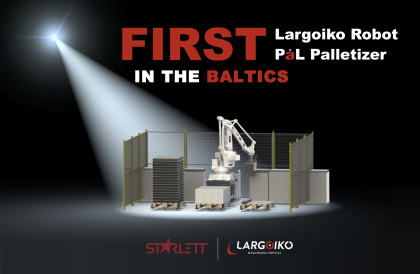 FIRST PAL PALLETIZER BY LARGOIKO IS HERE AT PNB PRINT!