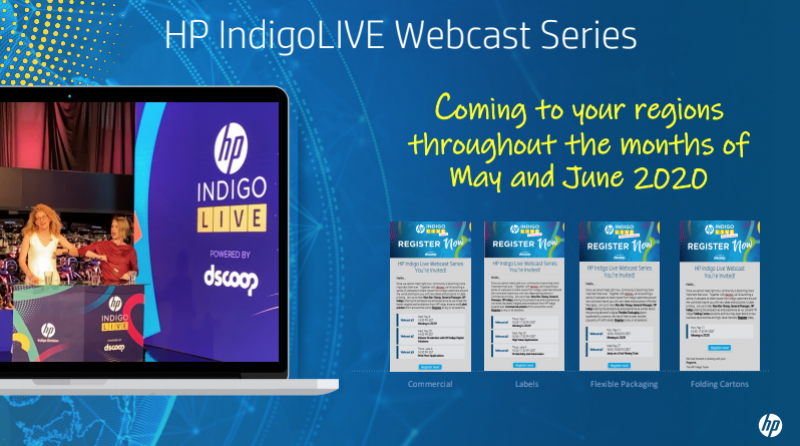 Get your ticket - HP Indigo LIVE sessions!