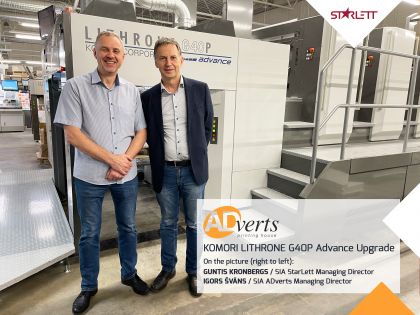 Level Up with the Komori Advance upgrade in the printing house 