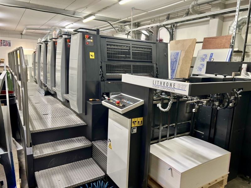 Offset Printing Machine Komori GL537+Coating