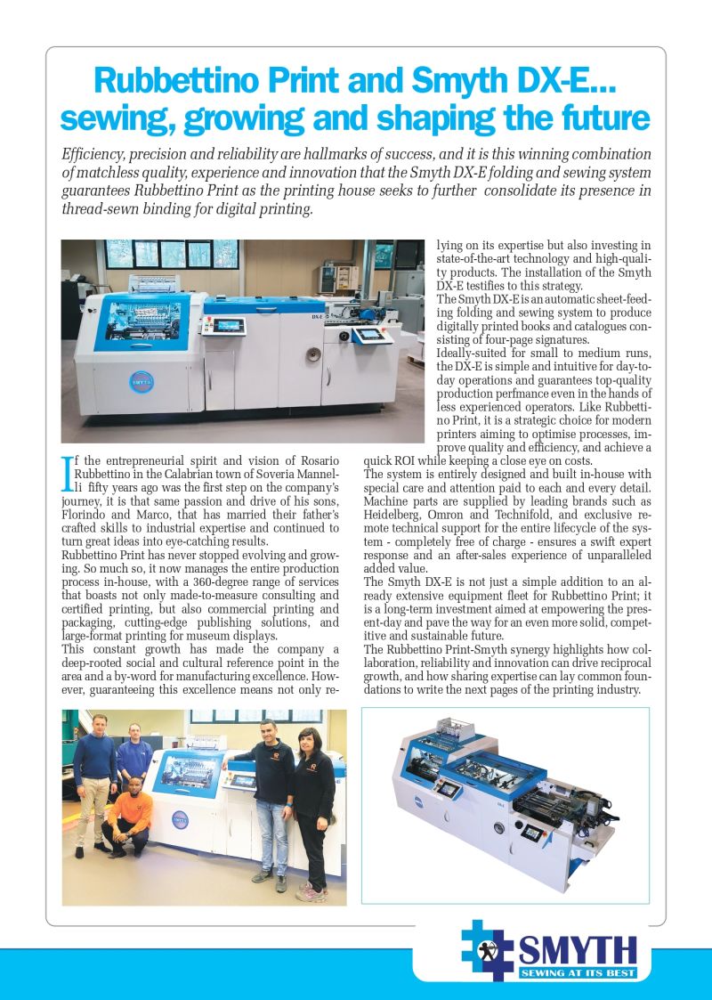 Smyth DX-E sewing machine