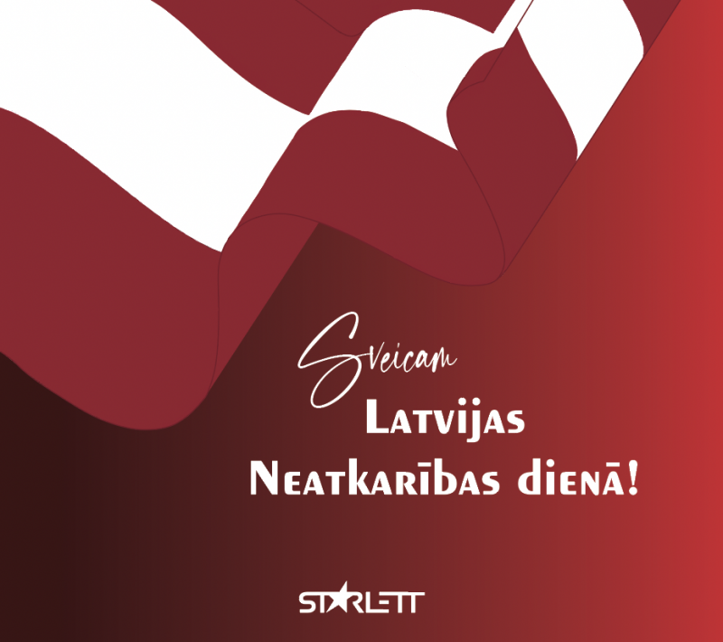 SVEICAM LATVIJAS NEATKARĪBAS DIENĀ!