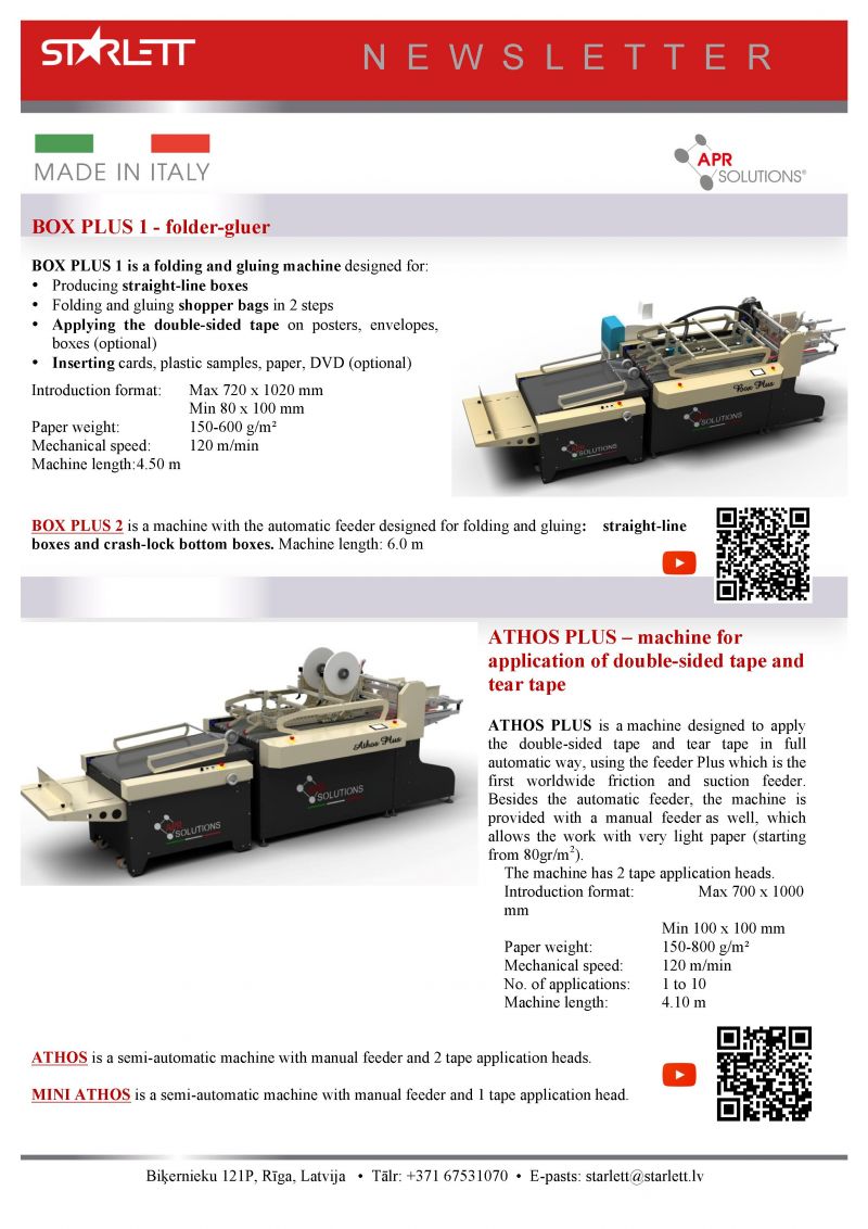 APR folder-gluer