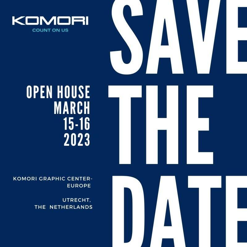 KOMORI OPEN HOUSE ON 15 - 16 March!