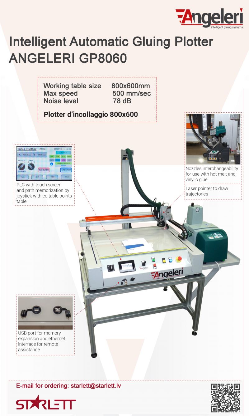 INTELLIGENT AUTOMATIC GLUING PLOTTER