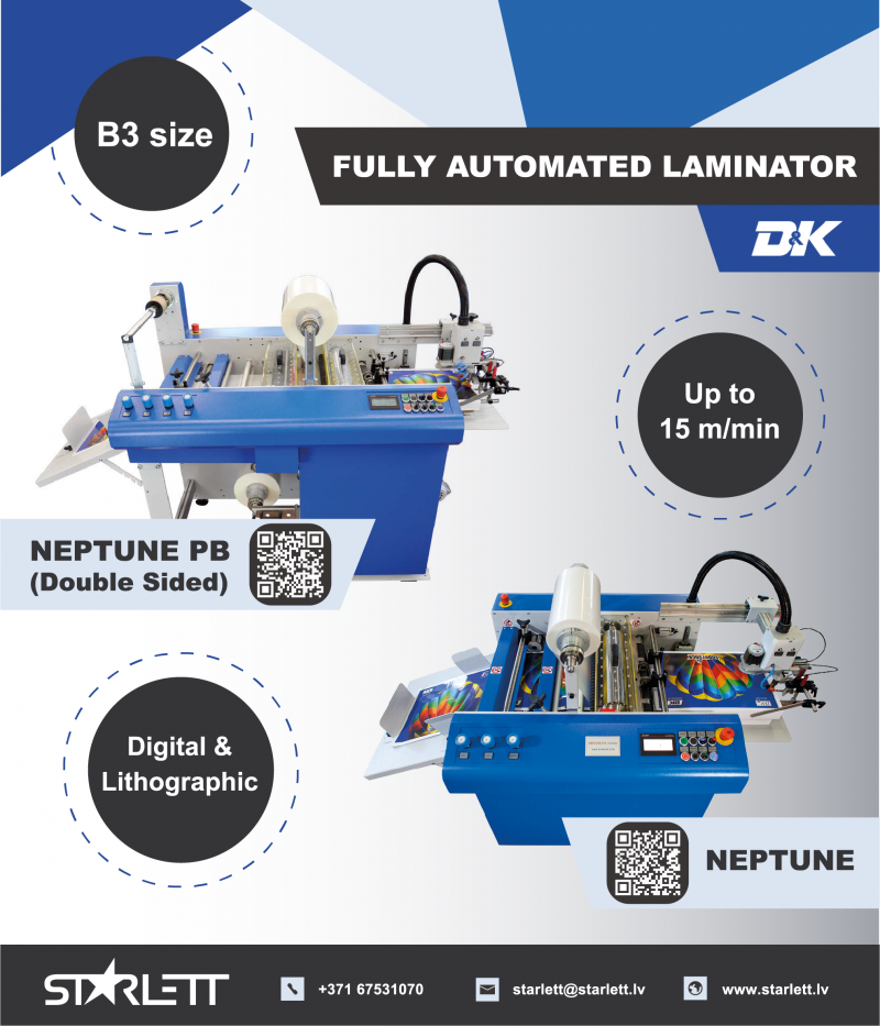 NEW FULLY AUTOMATED LAMINATOR - NEPTUNE B3