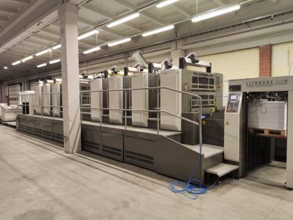 Installation of Komori Lithrone GL-840P+HUV