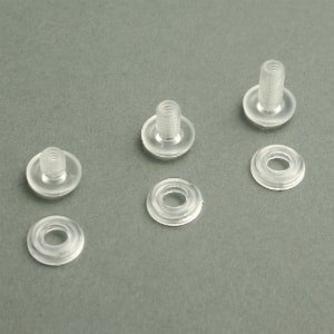 Rivets & Eyelets: Plastic Eyelets with Hole