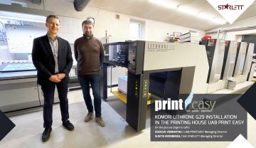 New Installation KOMORI LITHRONE GL429 in the printing house 