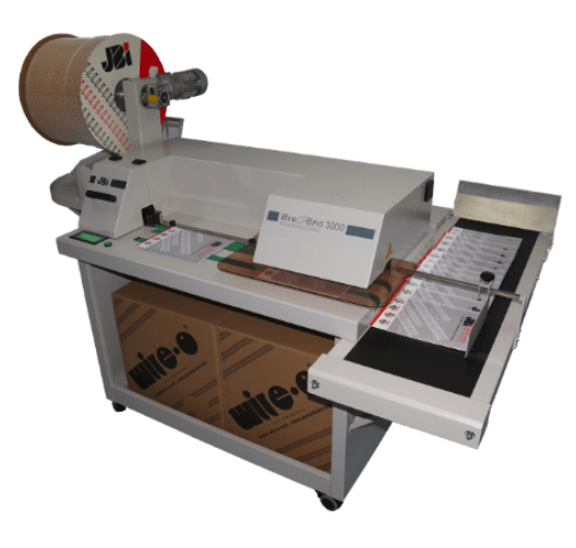 Easy on demand semi-auto Wire-O® binder WOB3000