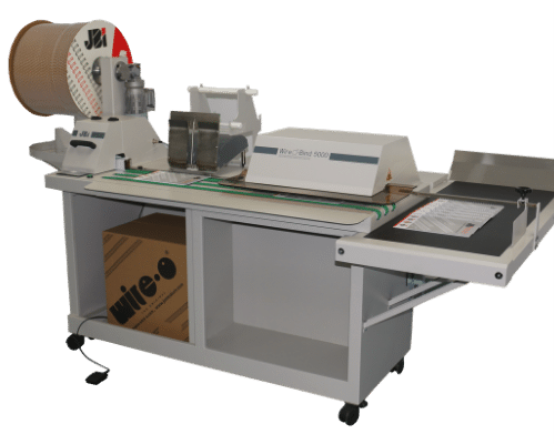 Flexible wide format semi-auto Wire-O® binder WOB5000